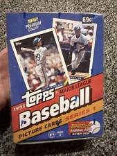 1993 TOPPS  BASEBALL CARDS SERIES 1 BOX FACTORY SEALED WAX box ~ Gold Jeter RC?