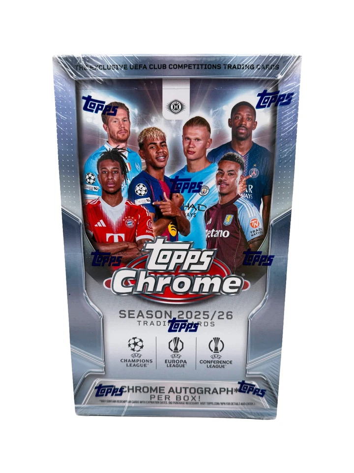 Topps Chrome Uefa Club Competitions UCC 2025/26 Hobby Box