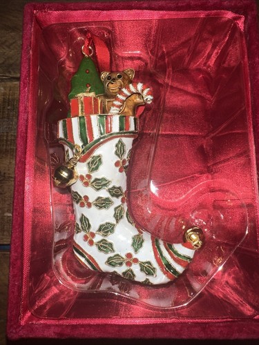 CLOISONNE BLUE BIRD ORNAMENT DILLARDS ORNAMENT Stocking