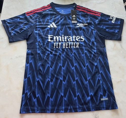 Arsenal 2025/26 Away Jersey – blue Lightning Bolt Edition XL