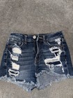 Aeropostale Cut Off Shorts Womens 24 Distressed Denim Indie Festivalwear — photo 1