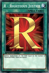 R - Righteous Justice - SGX2-ENA14 - Speed Duel GX: Midterm Paradox