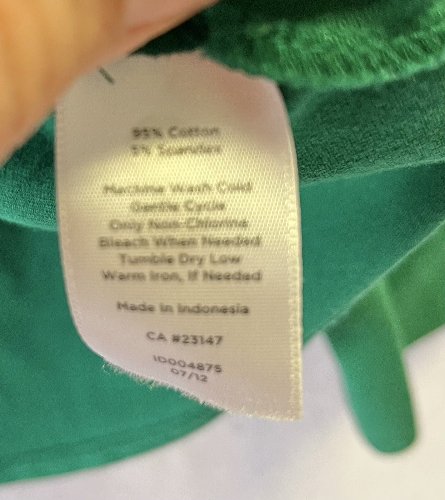 Talbots green 3/4 button Down collared Long Sleev… - image 3