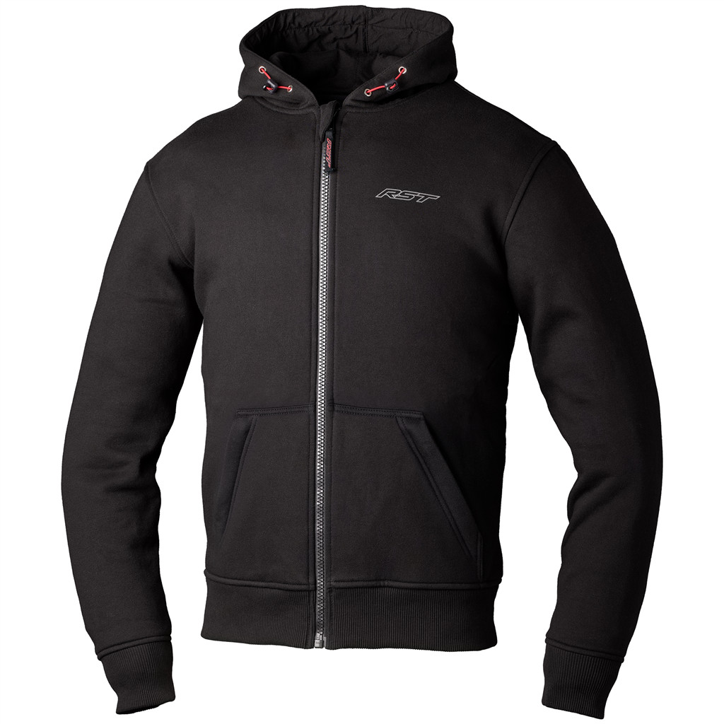 RST Urban Black City Urban Full Zip Armoured Hoodie UK42/ M