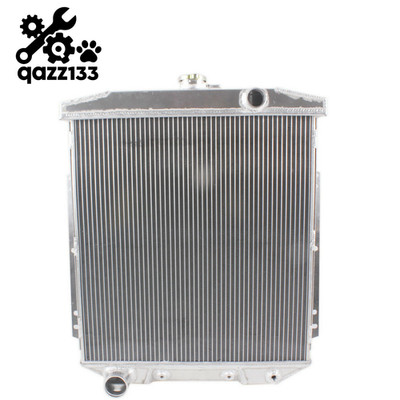 Radiator Fit 1954-1956 FORD Fairline Country Squire I6 V8 AT Aluminum 3 Row 1955