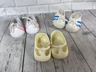 Lot Of 3 Vintage Cabbage Patch Doll Replacement Shoes Plastic Sneakers Mary Jane