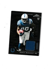 2014 Topps Chrome #rr-dm Donte Moncrief Rookie Worn Jersey Card NM+ Combined Shi. rookie card picture