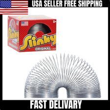 The Original Slinky Walking Spring Toy, 2.75-Inch Diameter Metal Slinky, Fidget