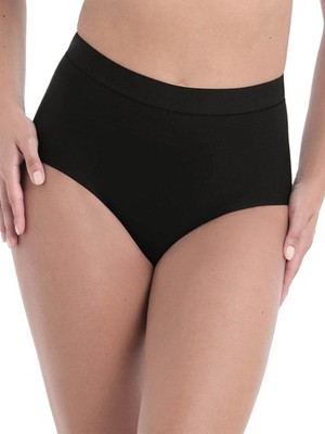 Anita Essential Panty plus | doppelter Komfort Bund | S-3XL, black, grau , rose