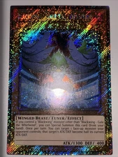 Yugioh! Blackwing - Gale the Whirlwind - RA03-EN215 - Platinum Secret Rare - 1st