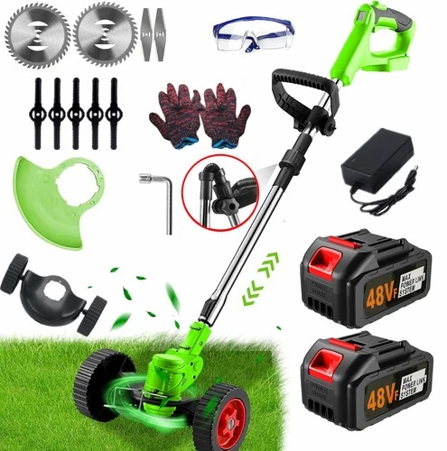 Desbrozadora De Cesped Pasto Electrica Cortadora De Grama Potente Para Casa