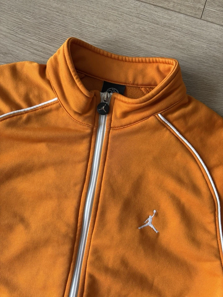 Vintage Nike Air Jordan 2005 20th Anniversary Zip Track Jacket Creamsicle Size M - Image 2 of 4