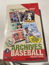 2020 Topps Archives Baseball Factory Sealed Hobby Box 2 On Card Autos Per Box