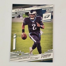 Jalen Hurts Philadelphia Eagles 2021 Prestige Panini Football Card #109