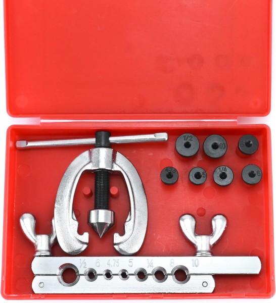 Coffret évasement durite cuivre en acier forgé, dudgeonnière haute précision 4-16mm
