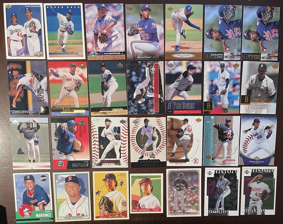 Lote de 237 tarjetas Pedro Martínez sin duplicados tarjetas de novato incluidas Foto 3 de 4