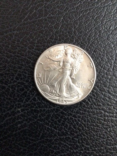 1945 walking liberty half dollar xf