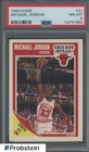 #2 1989 Fleer Basketball #21 Michael Jordan Chicago Bulls HOF PSA 8 NM-MT