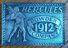 Hercules Powder Co. Vintage Belt Buckle 1977 Special Edition Made In USA