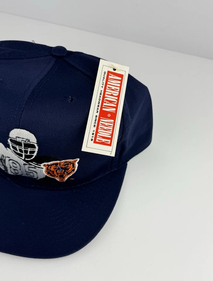 NUEVO/Antiguo Stock De Colección Años 90 Chicago Bears Snapback Sombrero Aguja Americana RARO Nuevo Foto 4 de 4