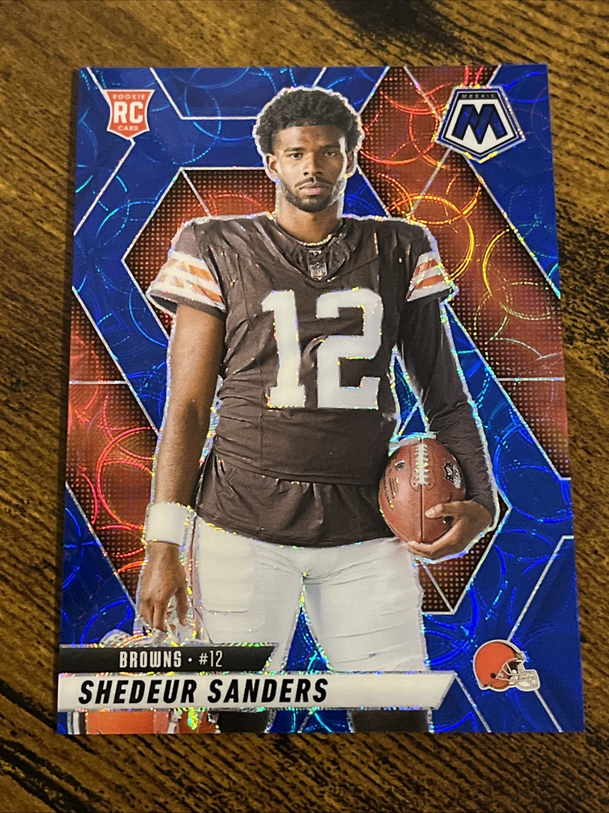 Shedeur Sanders 2025 Mosaic Blue Scope Prizm #290 Rookie RC