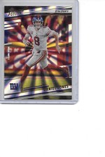 2022 Prestige Daniel Jones Sunburst New York Giants Football Card #216