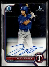2022 BOWMAN CHROME 1ST PROSPECT AUTO JOJO BLACKMON RANGERS