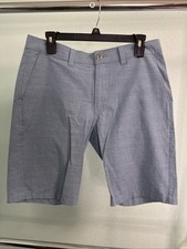 Travis Matthews Beck Golf Shorts Mens Sz 32 Dusk Blue Active Wear Casual Preppy