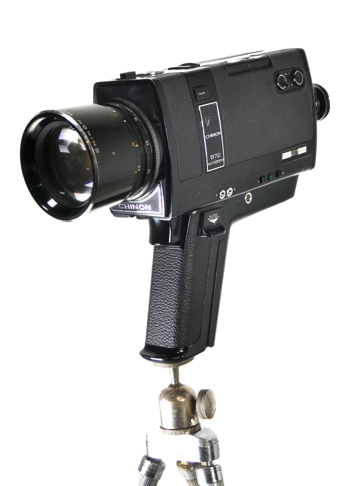 Chinon 872 Auto Zoom Super 8 Cart 1972 Japan Cine Camera [Mechanically Working]