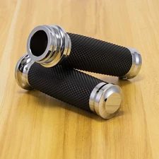 1" Inch Motorcycle Handle Bar Hand Grips For Harley Honda Yamaha Kawasaki Jkzoab