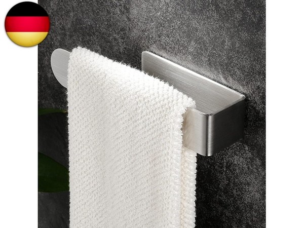 Handtuchhalter Edelstahl Ohne Bohren Handtuchstange Selbstklebend FüR Badezimmer-image