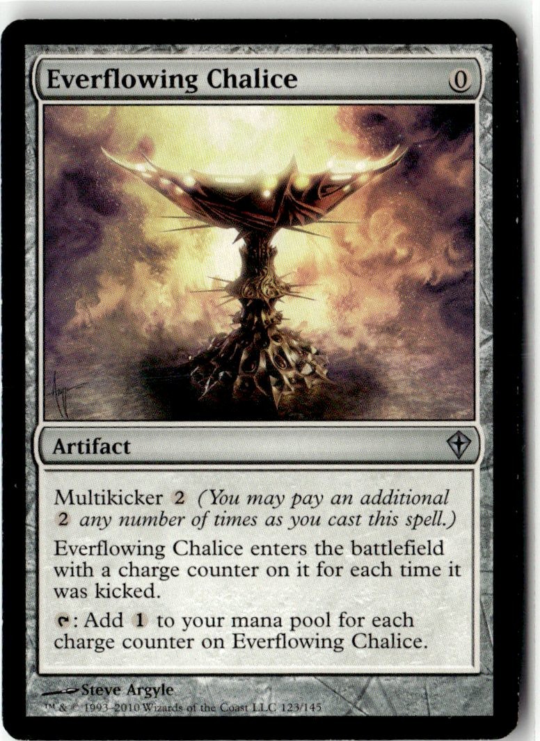 Everflowing Chalice NM Worldwake Magic the Gathering 123