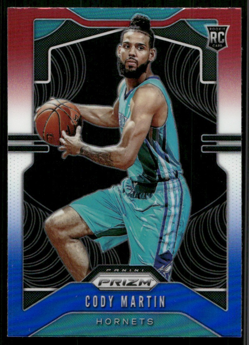 2019-20 Panini Prizm Red/White/Blue Prizm Cody Martin RC #278 *B*