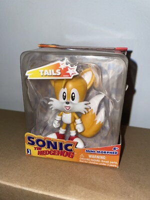 JAZWARES Sonic the Hedgehog Tails Mini Morphed figure figurine plush NEW IN BOX