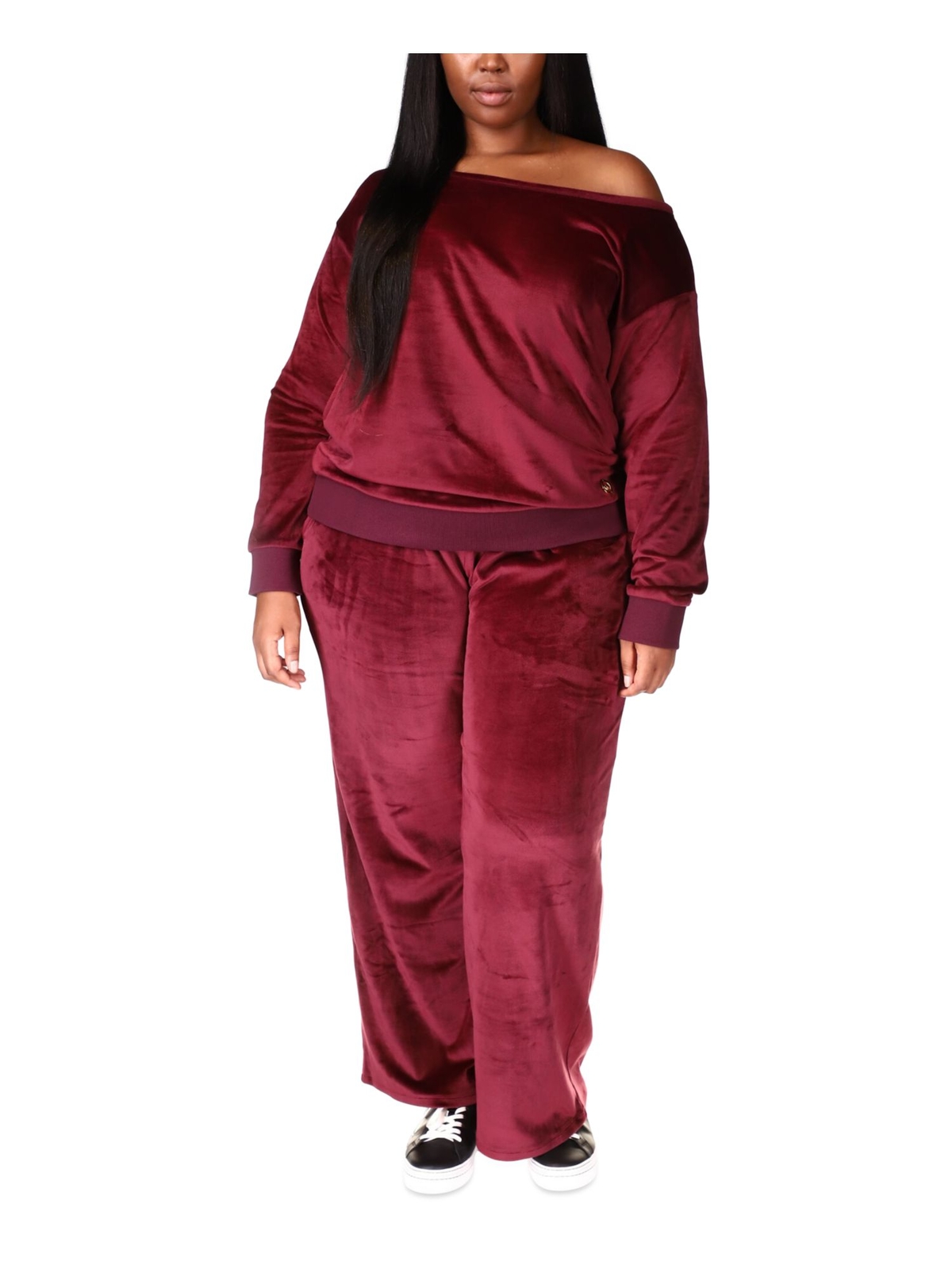 Женская бордовая толстовка MICHAEL MICHAEL KORS плюс 1X