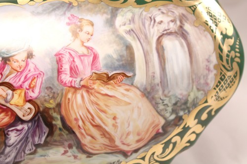 Pillivuyt Porcelain Paris Jewelry Dresser Box Hand Decorated Signed E. Froger - Picture 5 of 11