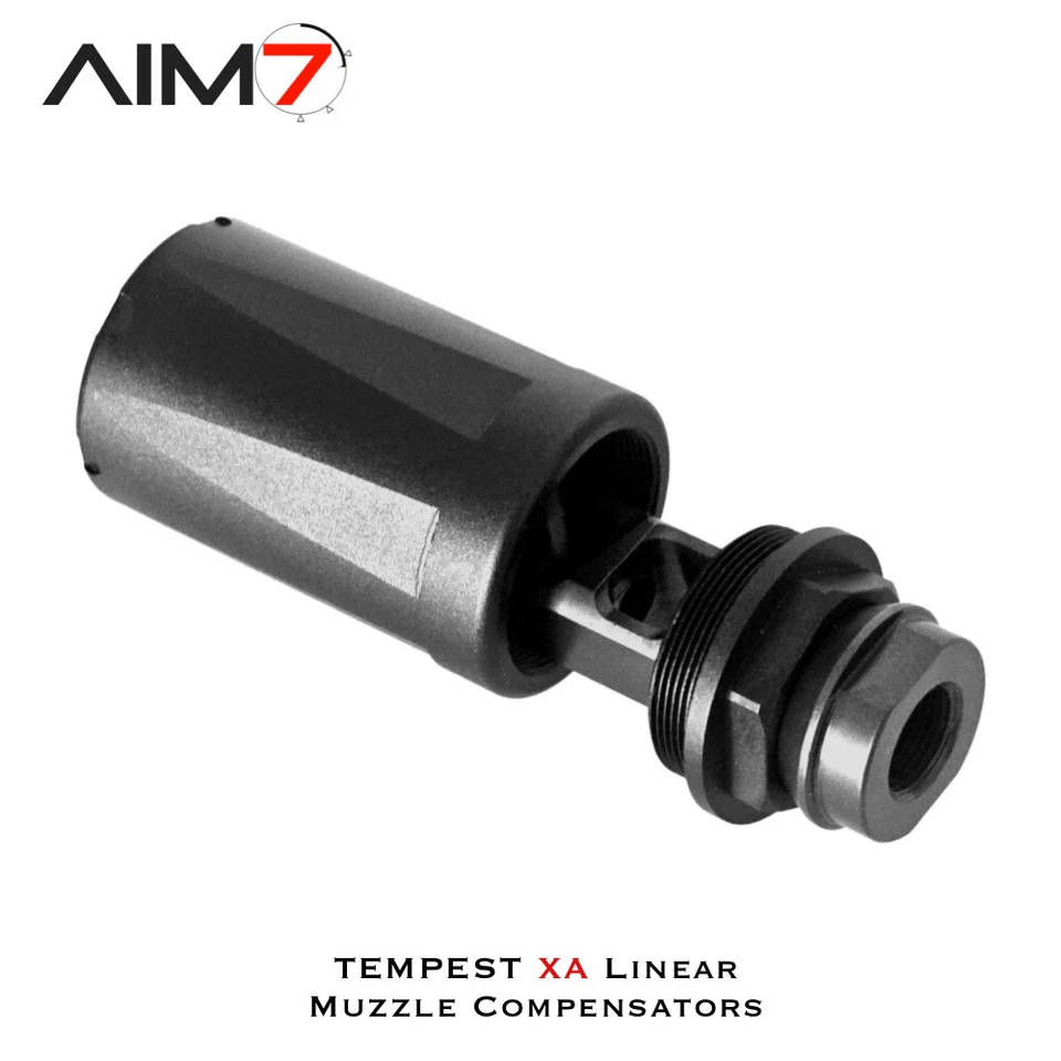 Comp de boca lineal AIM7 TEMPEST con freno de boca Breek Brazos 2BO 223,30CAL,9 MM Foto 3 de 4