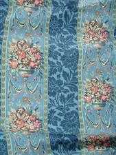 Tissu vintage laura ashley pour rideaux à fleurs : chintz