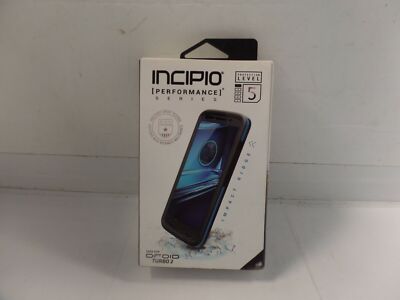 Incipio Performance Level 5 Case w/Holster for Motorola Droid Turbo 2 Black/Blue