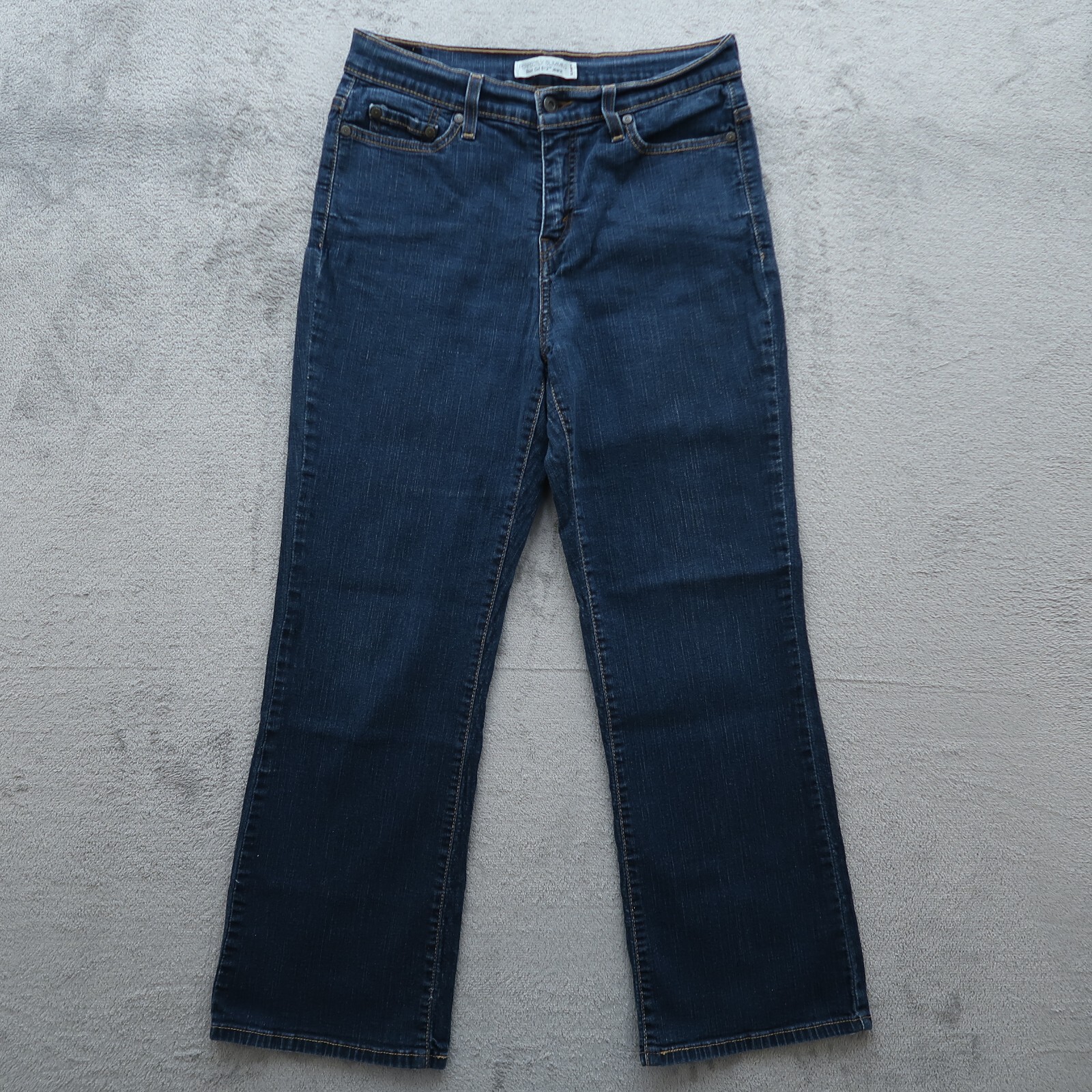 Levi's 512 Jeans Women's 10 Blue Mid-Rise Bootcut Denim Pants 29x28.5-Measured