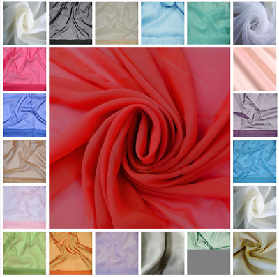 Sedona Designz 120'' Wide Sheer Voile Chiffon Fabric, Perfect for Weddings Events