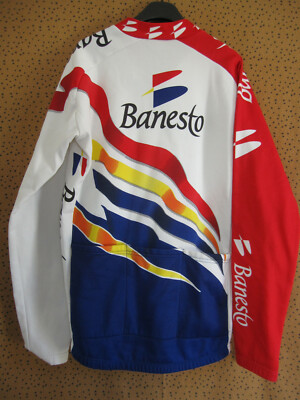 Maillot cycliste Manche Longue Banesto Nalini Barcelona Galicia Vintage 1993 - 7