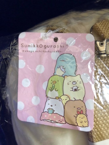Sumikko Gurashi Tenori Kawaii Soft Plush San-X Japan Cat Mini Purse - Picture 5 of 12