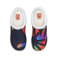 UIN Women's Mules Comfort Wide Toe Casual Slippers Love Palms Malaga 