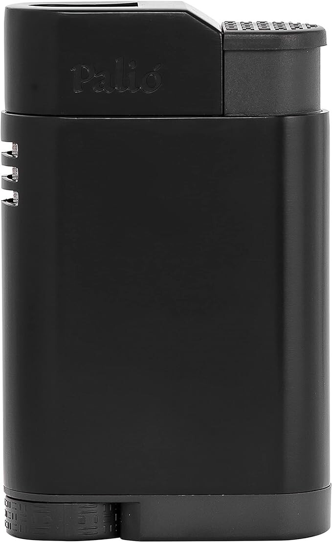 Palio Ballista Jet-Flame Cigar Lighter, Cigar Smoking Reliable Flame, Black