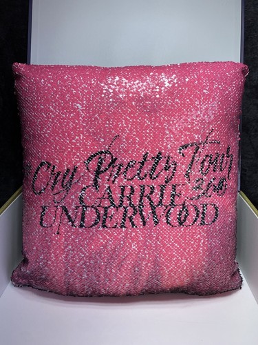Carrie Underwood Cry Pretty Tour Vip Lot Pillow Lamminete Diary Free Ship - Picture 4 of 11