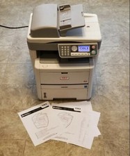 OKIDATA MB480 MFP MULTIFUNCTION LASER PRINTER FULLY FUNCTIONAL CLEAN SEE PICTURE