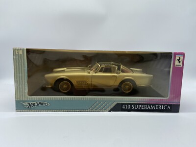 Ferrari 410 Superamerica Gray Diecast Car Model - Hotwheels