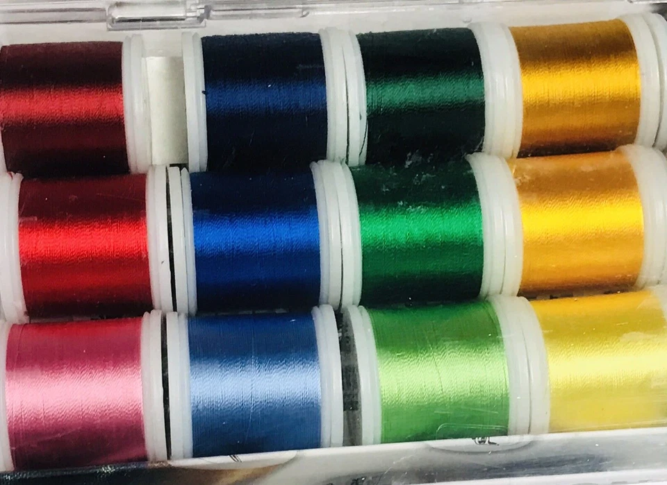 NEW Sealed 18 Big  200m Spools MADEIRA Machine EMBROIDERY Shimmery RAYON THREAD - Image 2 of 4