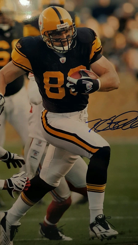 Heath Miller Signed Pittsburgh Steelers Horizontal 16x20 Photo JSA WITNESSED COA - Image 3 of 4